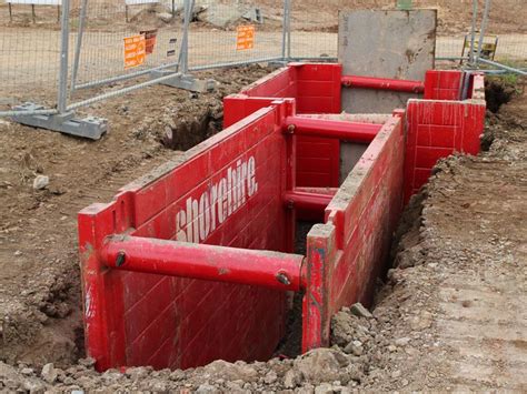 metal box shoring|manhole trench box for sale.